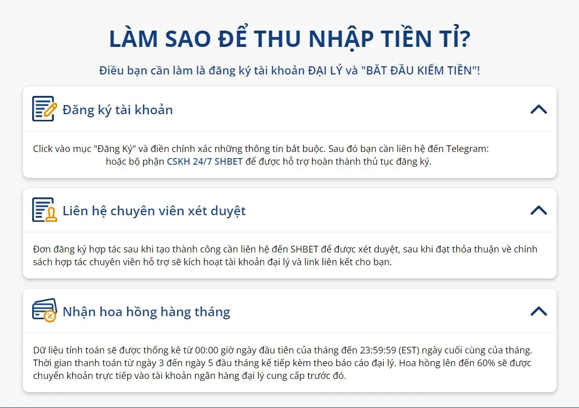 Hướng dẫn đăng ký đại lý Shbet