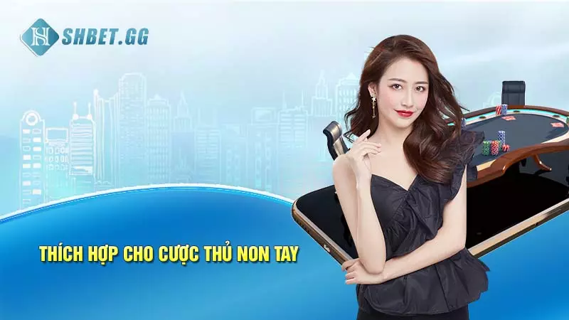 Thích hợp cho cược thủ non tay