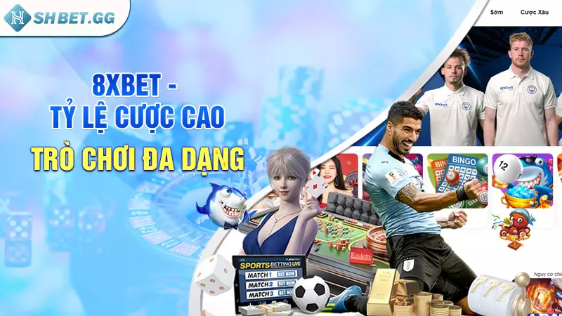 8XBET - Tỷ lệ cược cao, trò chơi đa dạng